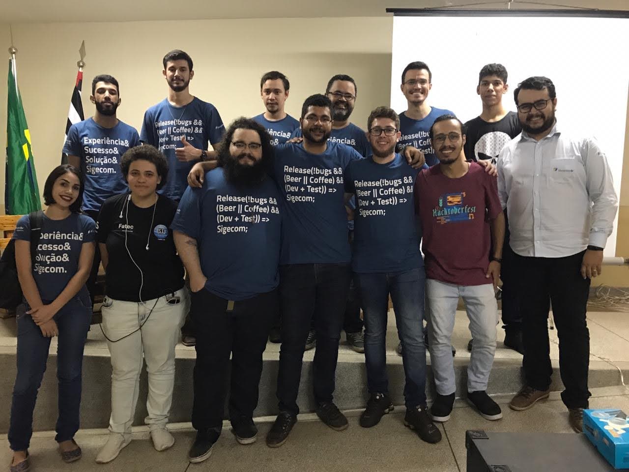 Me standing with the SistemasBR team